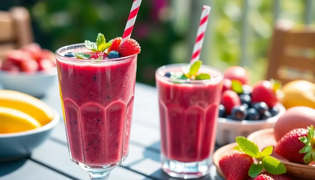 batido de bayas para toda la familia