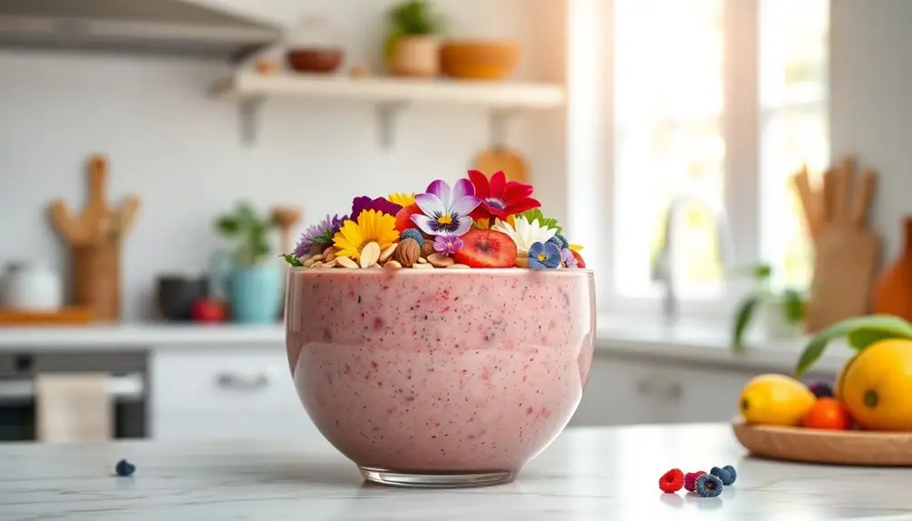 ingredientes del tazón de desintoxicación rico en nutrientes
