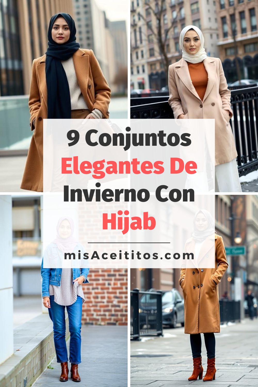 Estilo Y Elegancia: Conjuntos De Invierno Con Hiyab