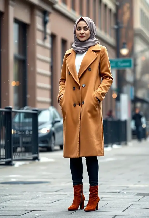 coat and boots set