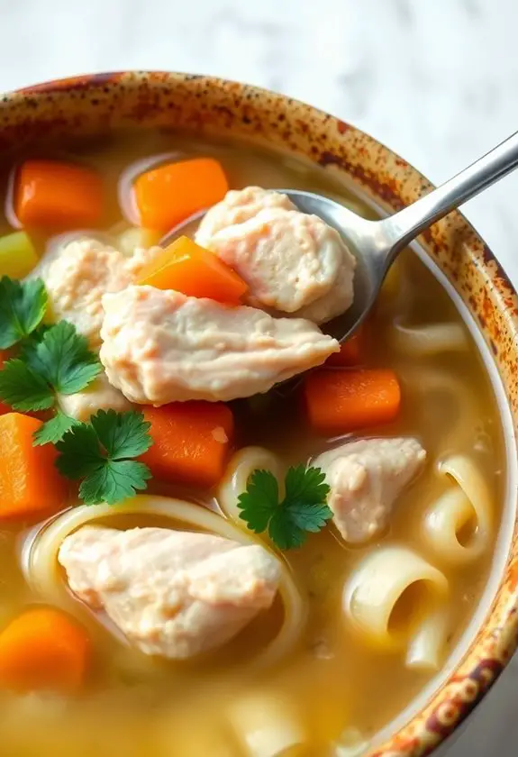 homemade chicken noodle soup