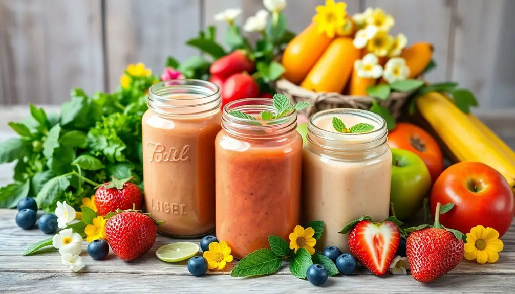 recetas de batidos energéticos de primavera